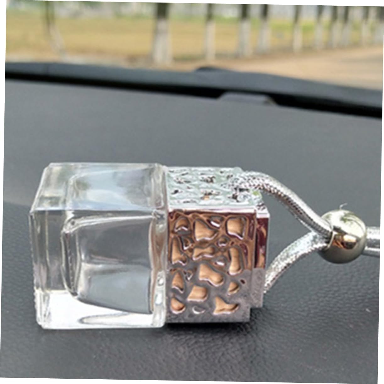3pcs Glass Perfume Bottle Pendant for Car