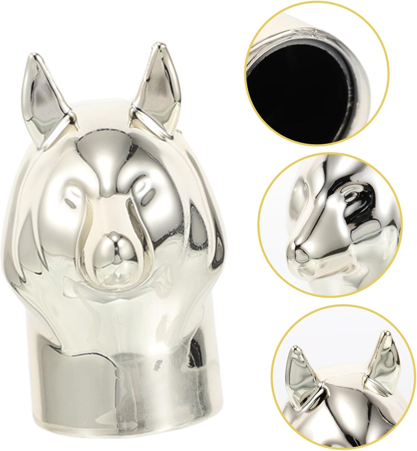 5pcs Fox Perfume Bottle Closures for DIY Projects Replacement