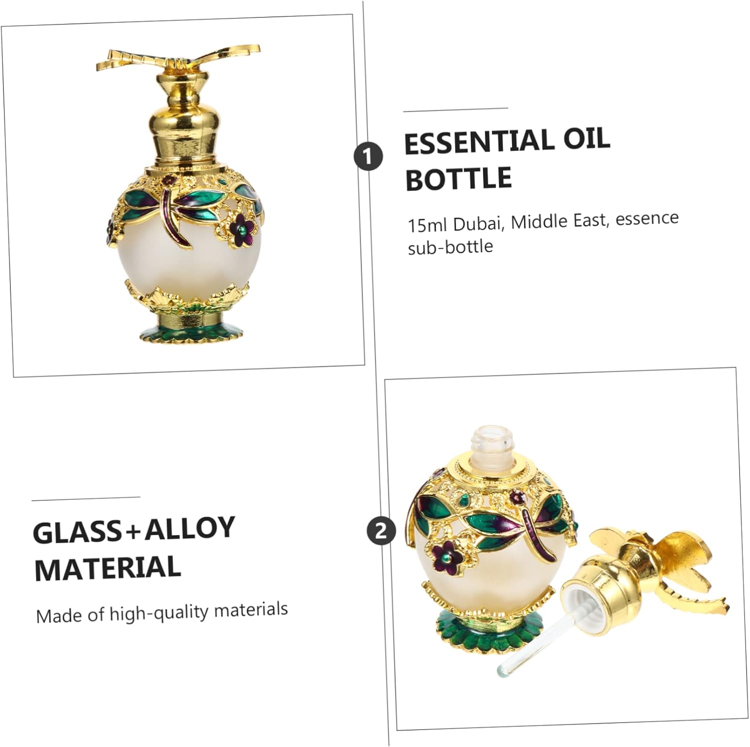 1pc Glass Aromatherapy Perfume Spray Bottle
