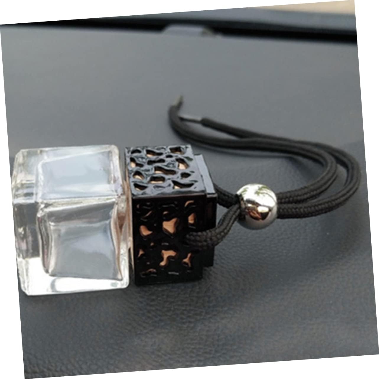 3Pcs Glass Perfume Bottle Pendant for Car Hanging Decoration