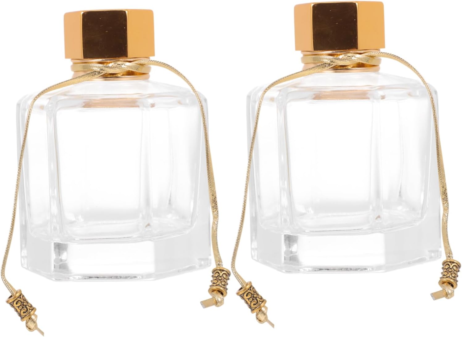 2Pcs Glass Aromatherapy Bottles for Home Office Spa and Events