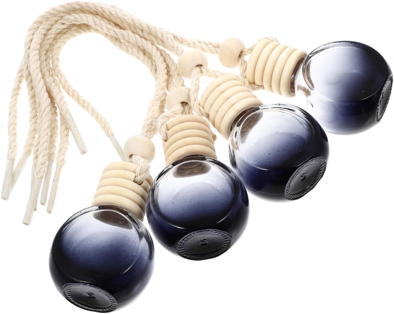 4pcs Car Aromatherapy Perfume Bottle Pendant