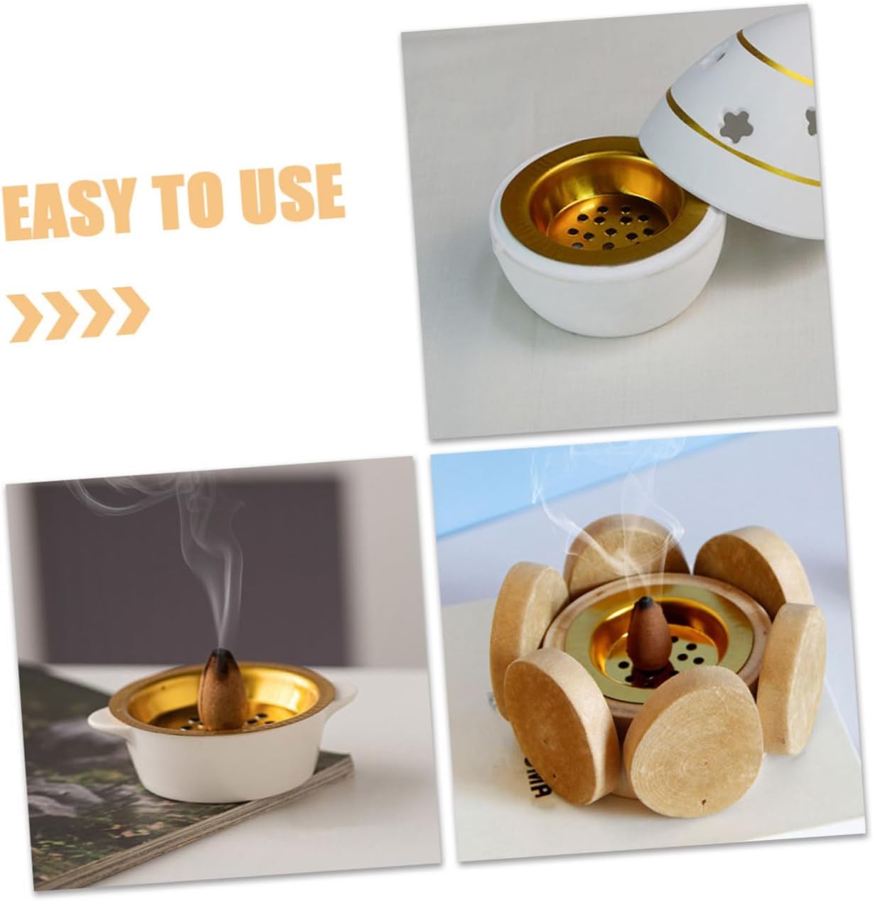 BESTYASH 10pcs Incense Burner Mesh Screens