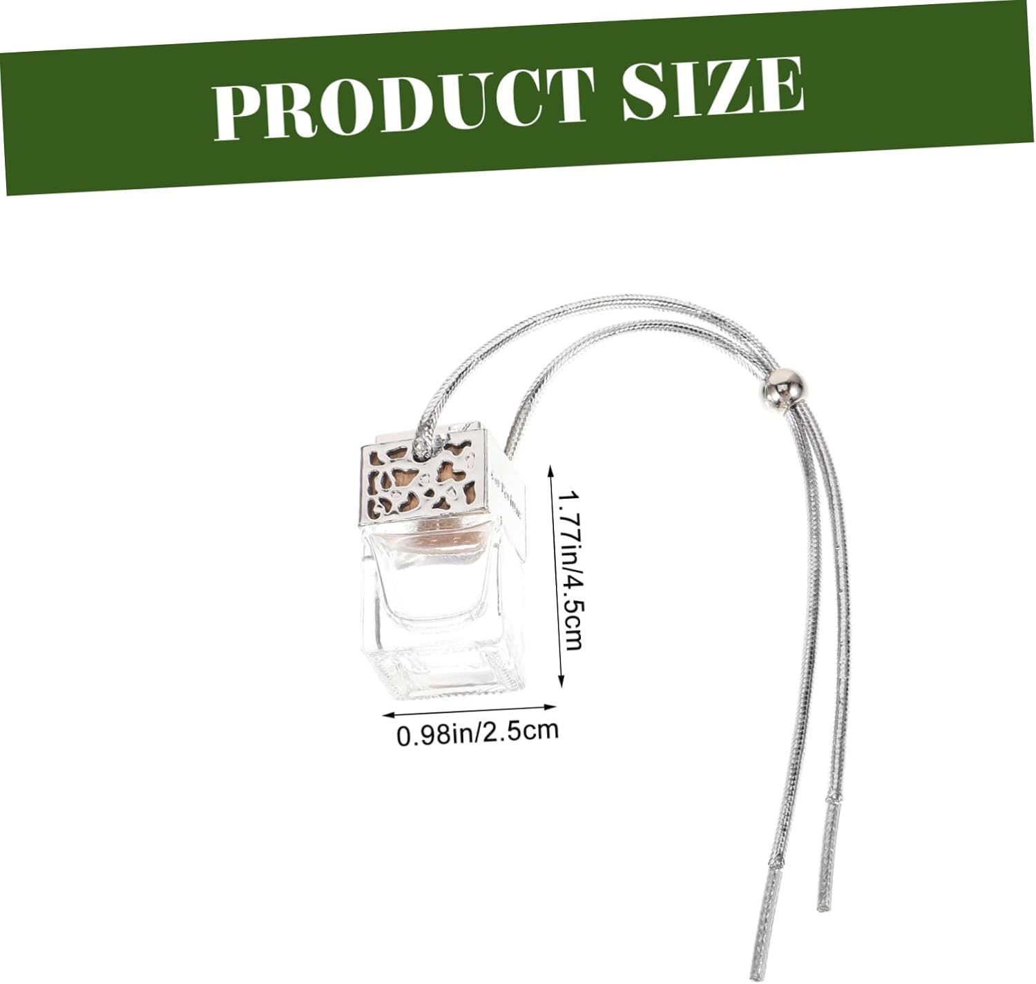 20Pcs Car Hanging Diffuser Bottle for Essential Oils and Home Decor