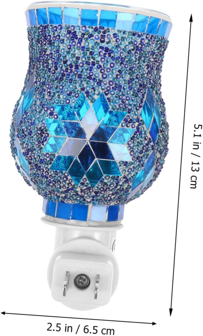 1pc Electric Night Light with Colorful Lamp Design