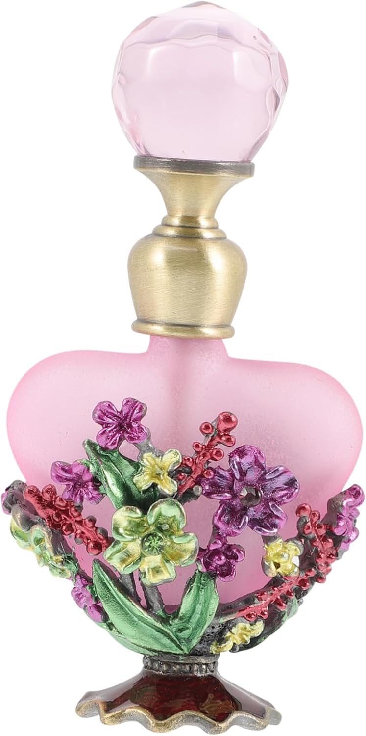 Elegant Retro Perfume Bottle Unique Decorative Storage Container for Home