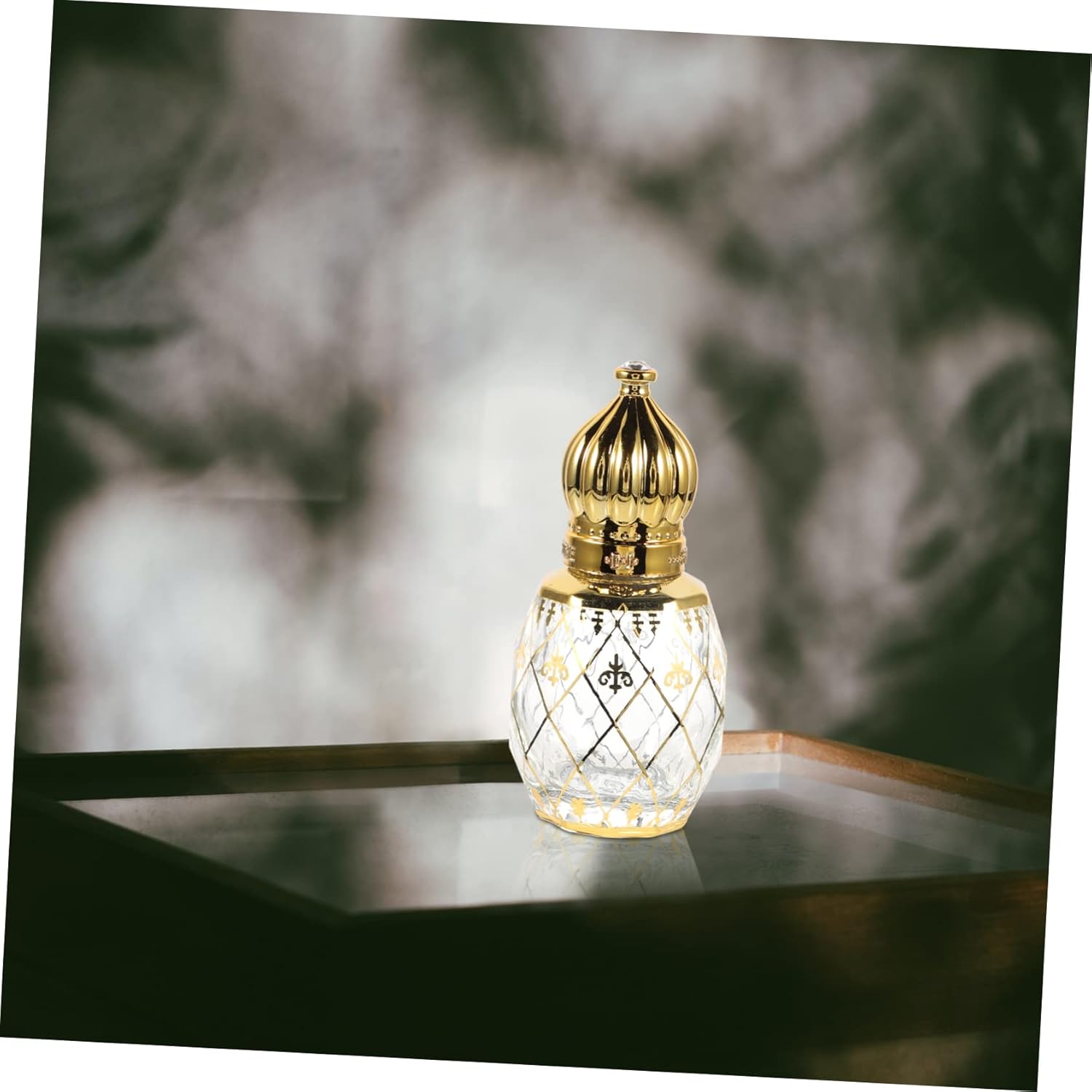 ABOOFAN 8ml Empty Perfume Bottle Cap Arabian Style Decorative