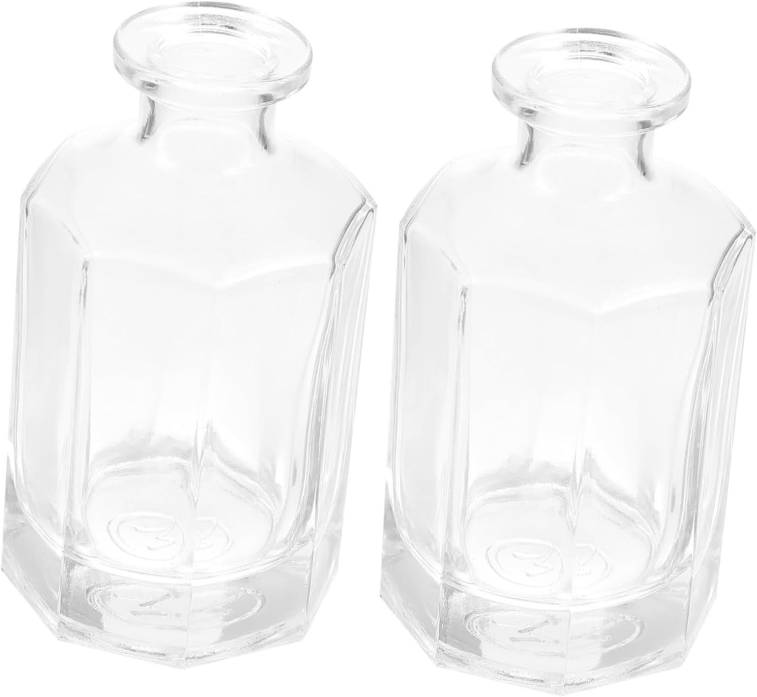 STOBAZA 2pcs Glass Bottles for Home Fragrance Diffuser and Perfume Storage