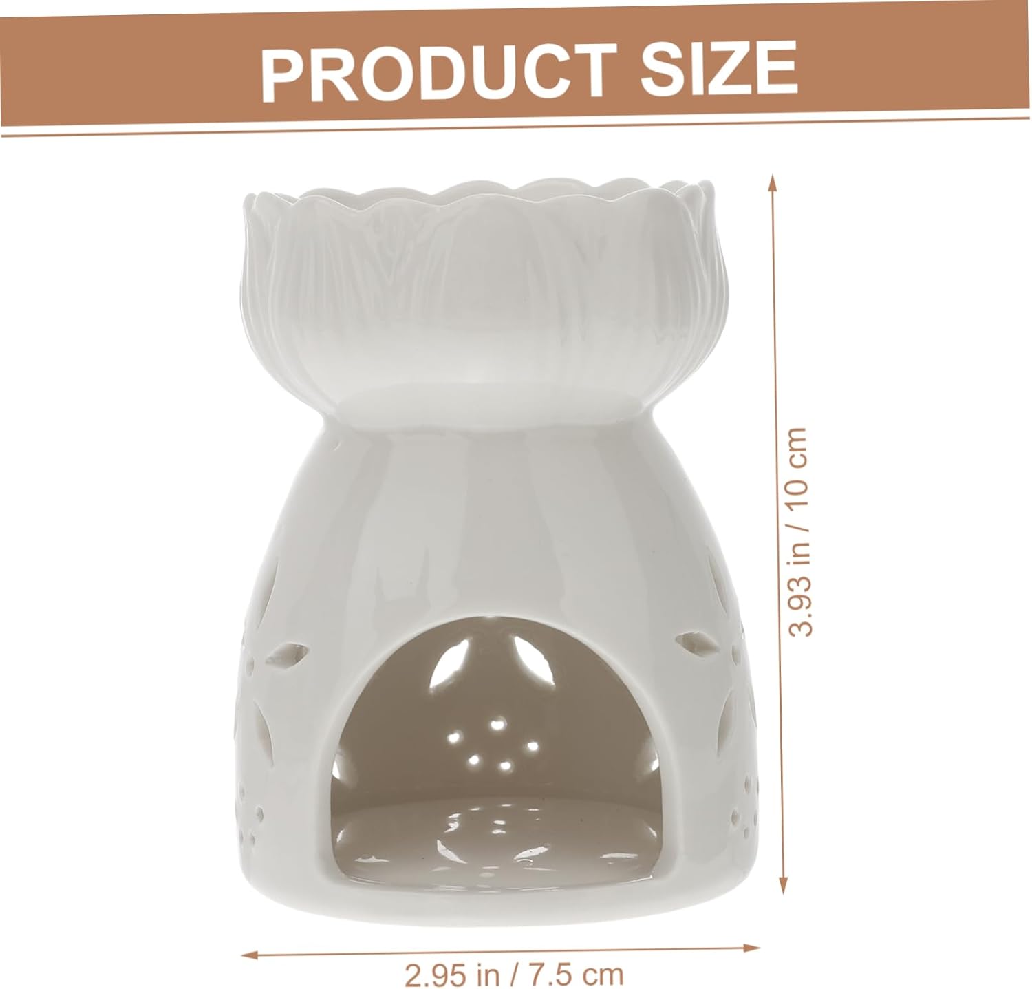 Ceramic Aroma Diffuser with Tea Light Holder for Home Decor