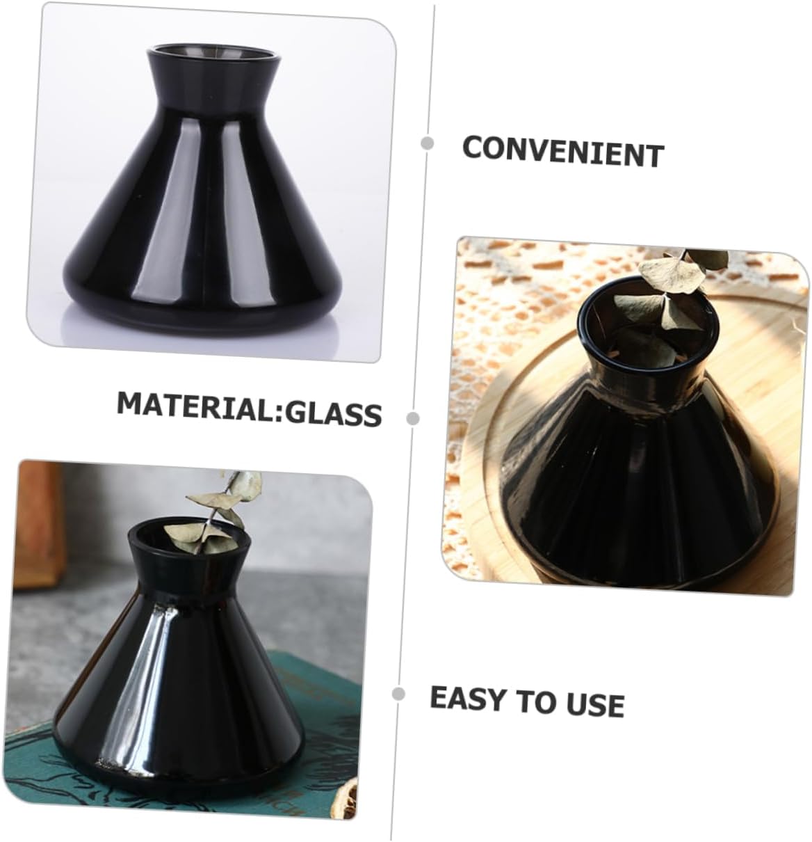 Cabilock Aesthetic Essential Oil Diffuser Bottle for Home Decor