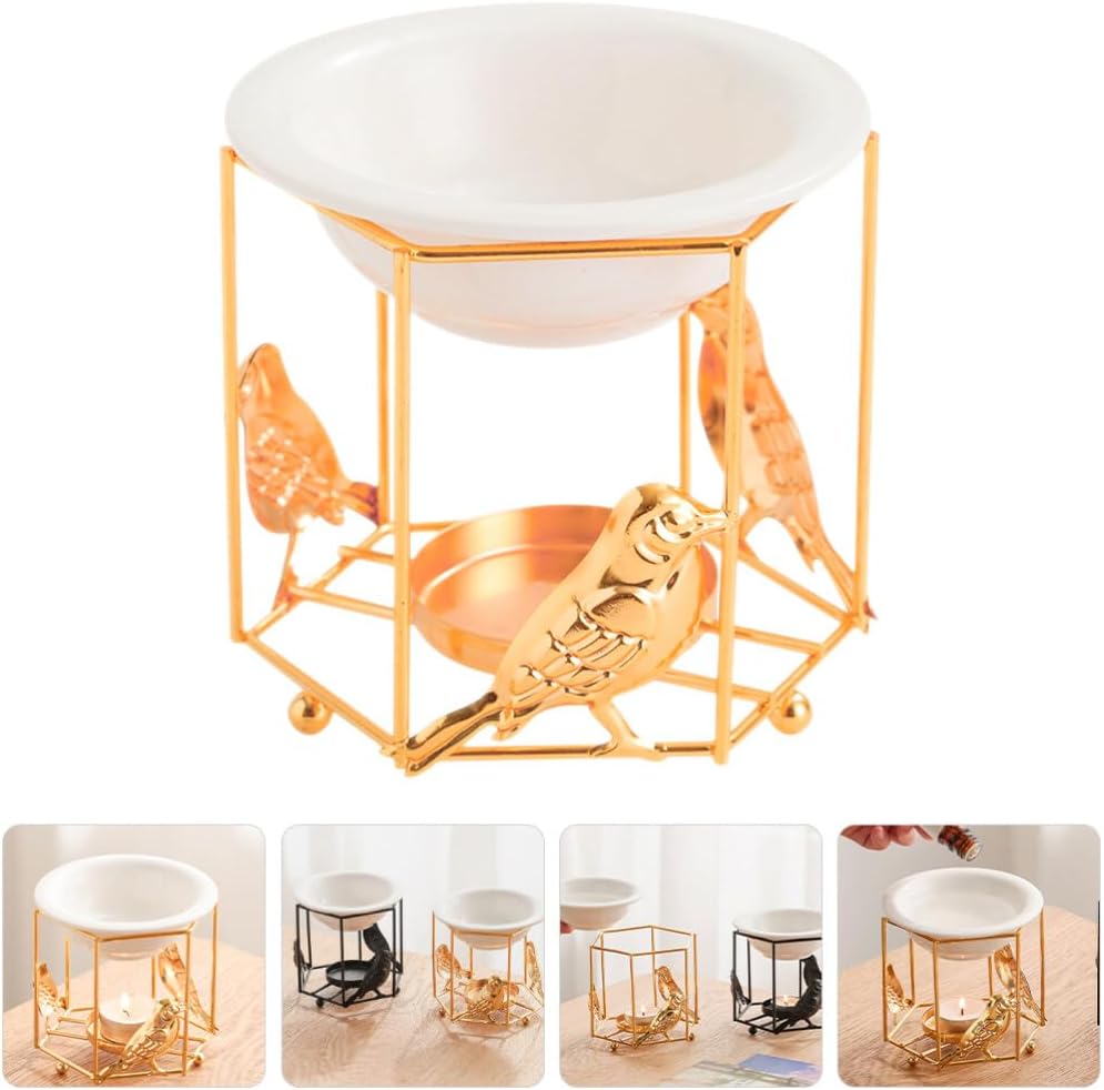 Burner Iron Frame Aroma Heating Stove for Home Yoga and Spa