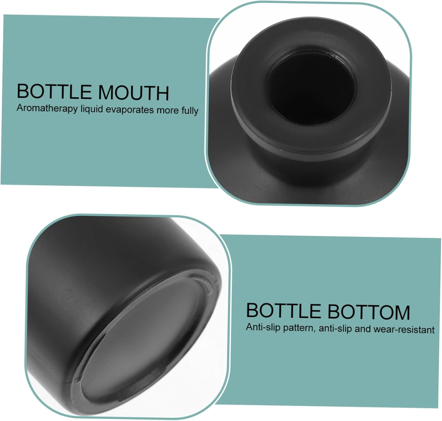 Zerodeko 3pcs Frost Decorative Aromatherapy Bottles