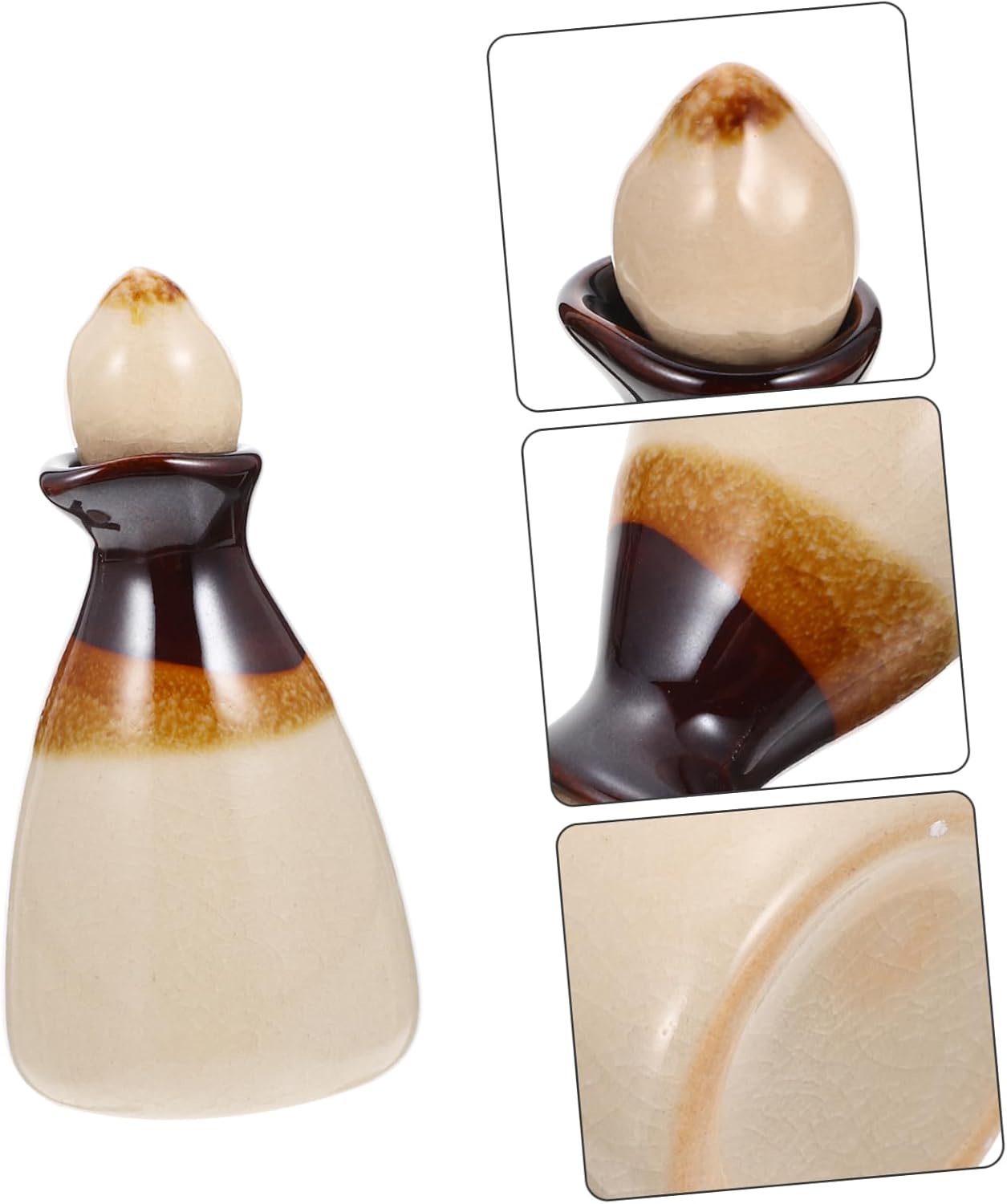 Happyyami Decorative Ceramic Diffuser Bottle for Aromatherapy