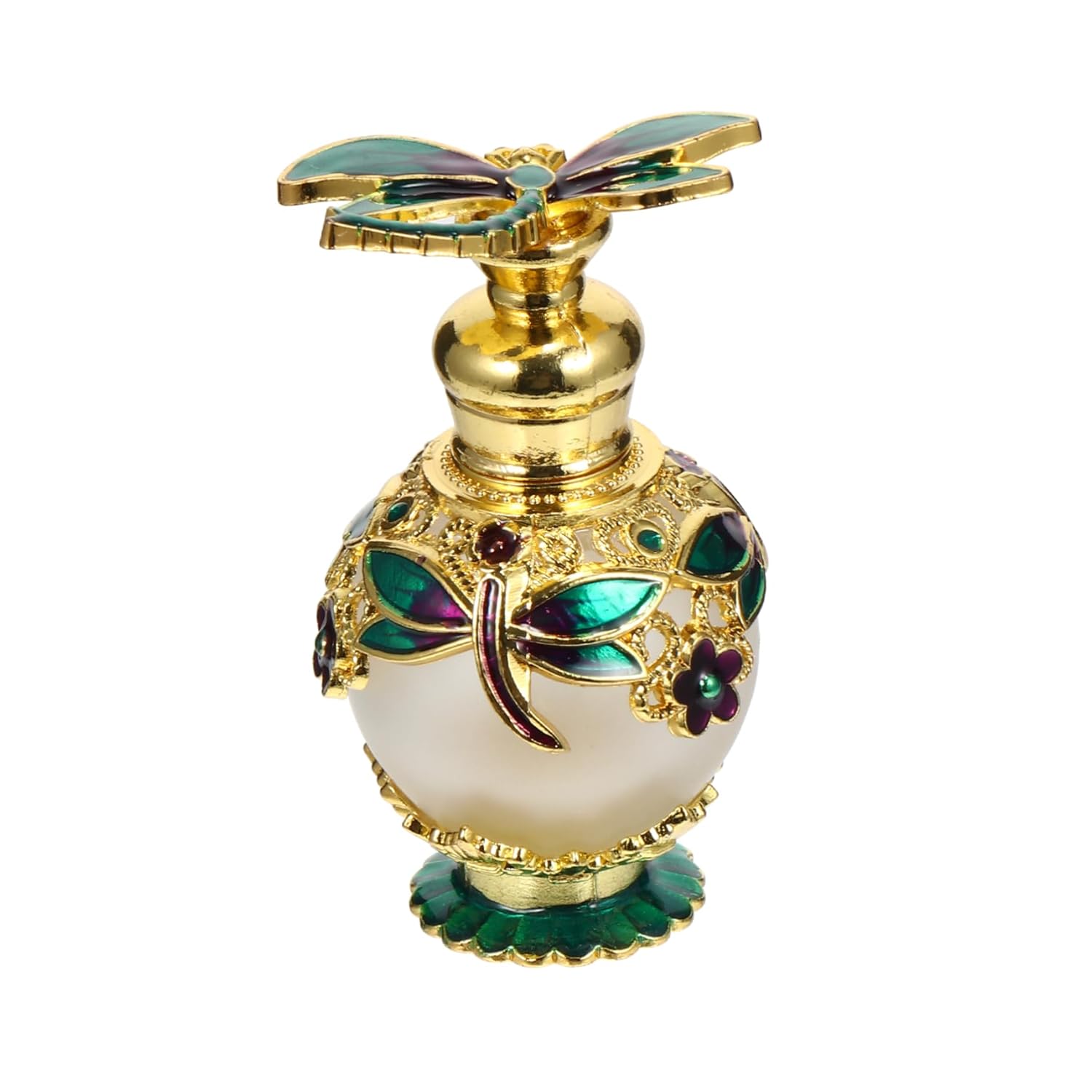 CANIGHT 1pc Glass Essential Oil Bottle for Aromatherapy and Home Decoration