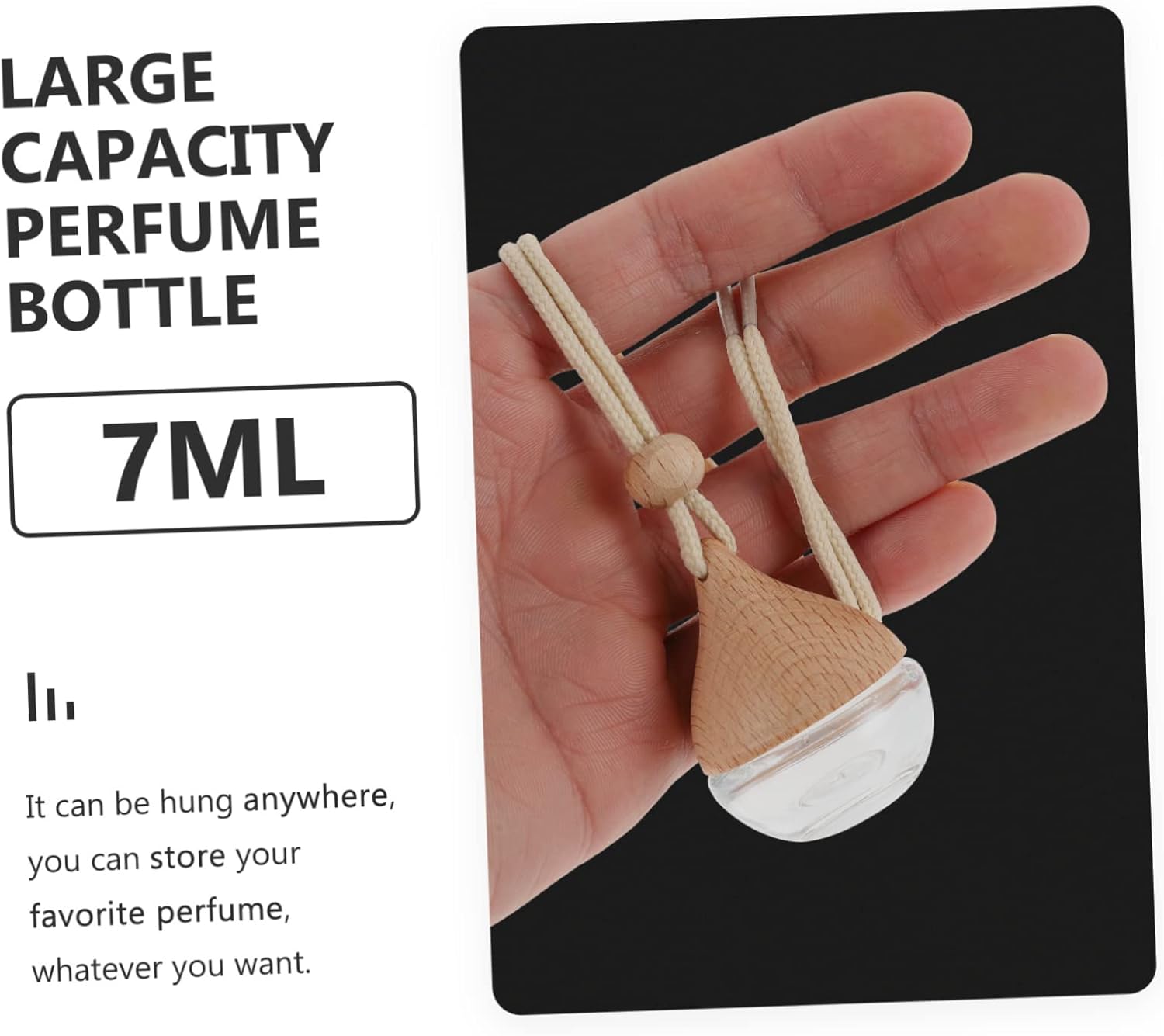 6pcs Aromatherapy Car Diffuser Decorative Essential Oil Bottles