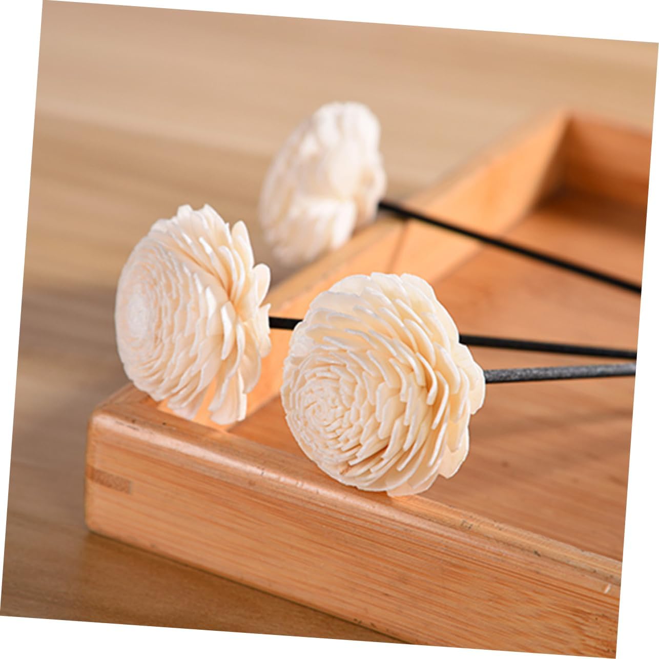Healifty 3Pcs Rattan Dried Flower Aromatherapy Diffuser Sticks for Home Fragrance Stylish Decor Accessory