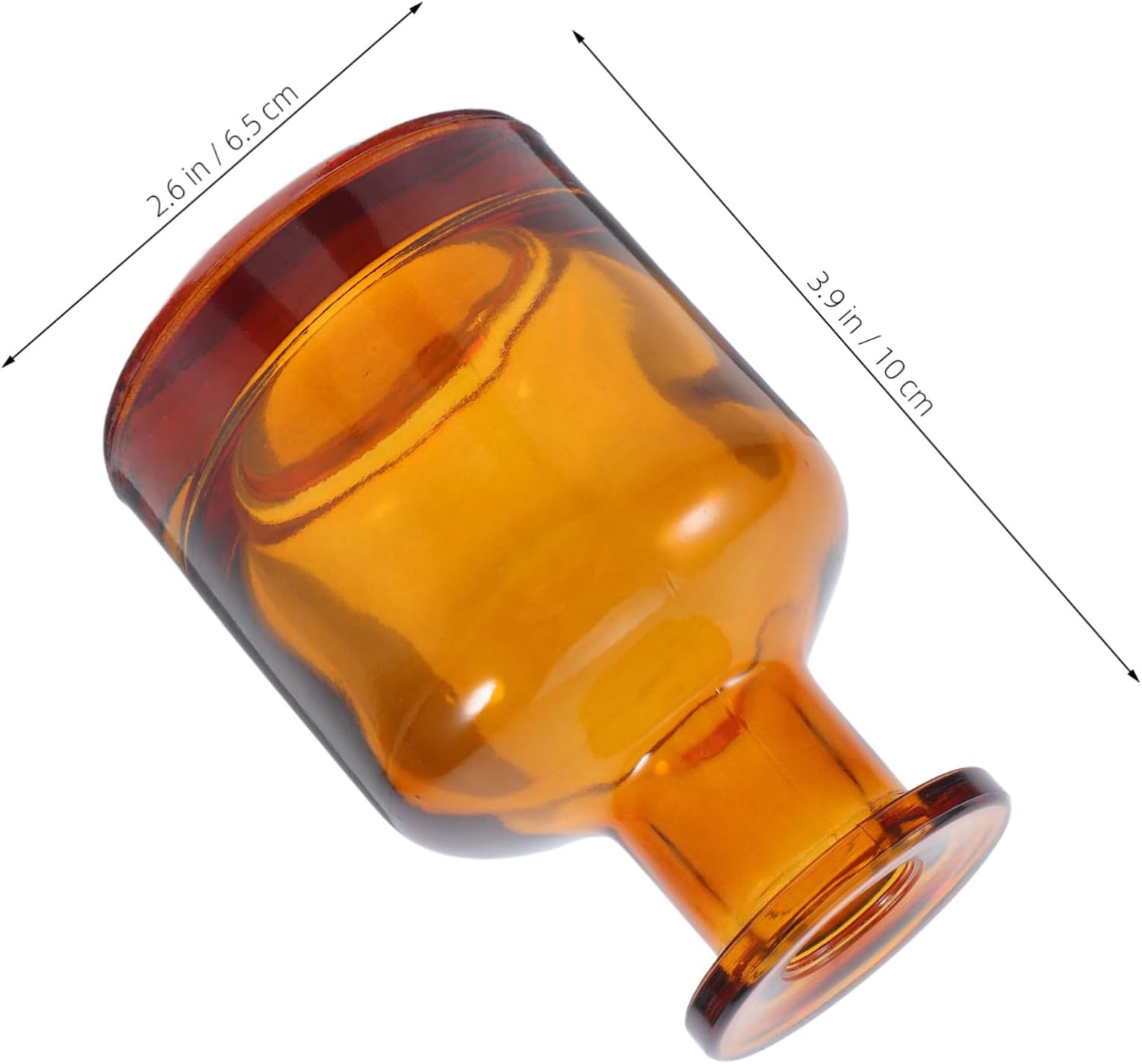 2pcs Diffuser for Bathroom Glass Diffuser Jar Reusable Fragrance Bottles
