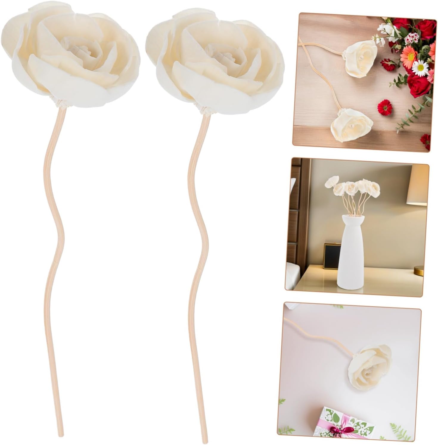 MAGICLULU 8PCS Rattan Aroma Diffuser Sticks for Home and Spa Decor