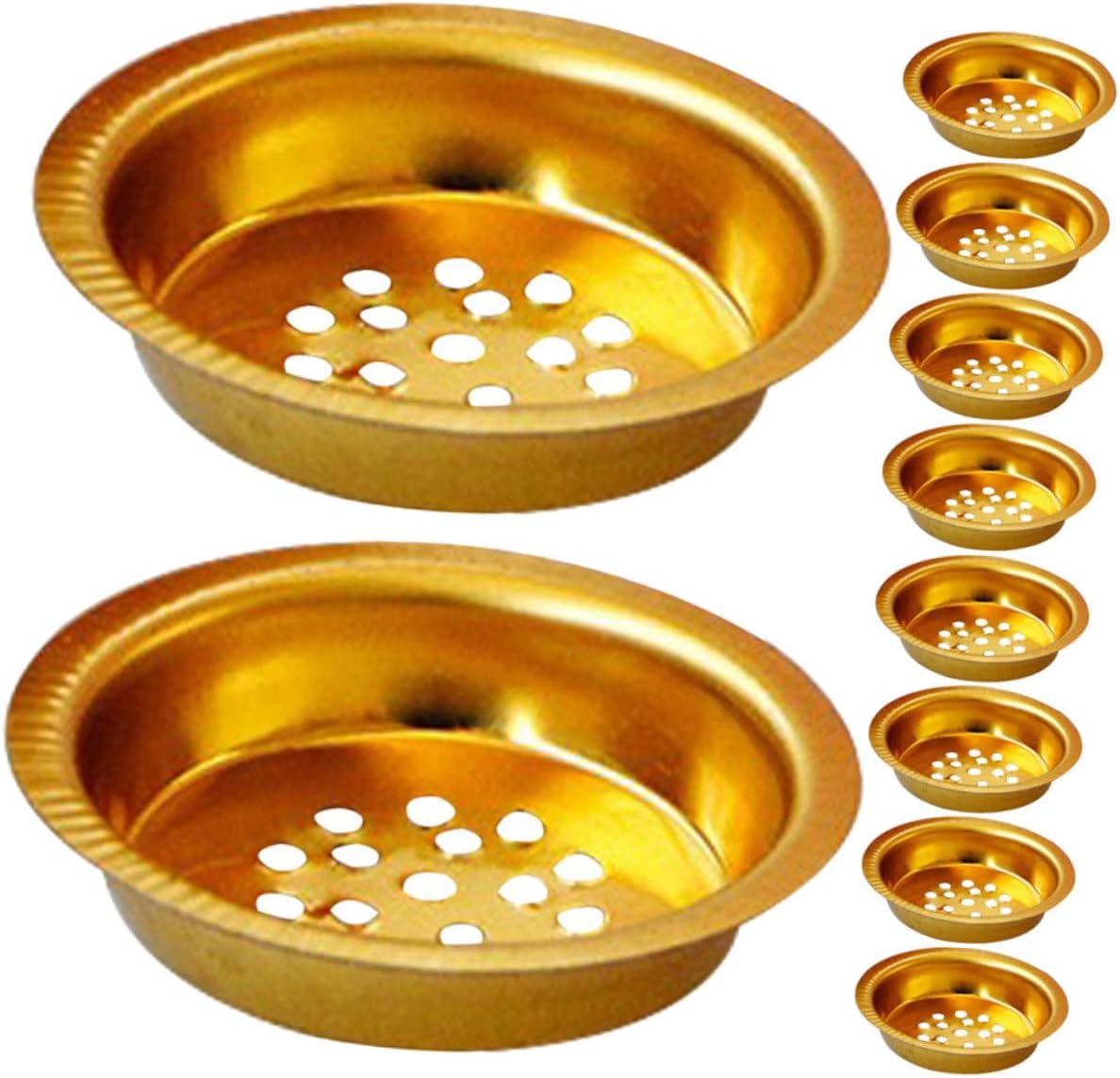 10pcs Middle Eastern Style Charcoal Burner Trays for Aromatherapy