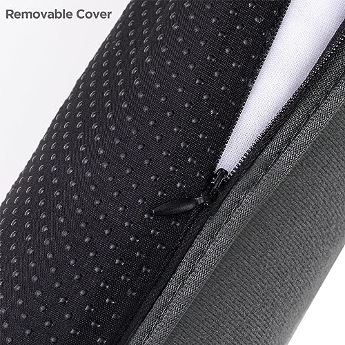 Sunolga 2 Pack 34 Inch Weighted Door Draft Stopper with Glass Beads and Cotton Machine Washable