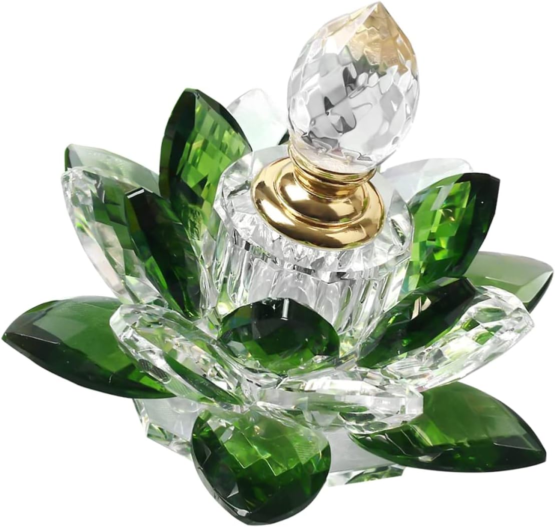 1pc Elegant Glass Perfume Bottle for Essential Oils and Travel