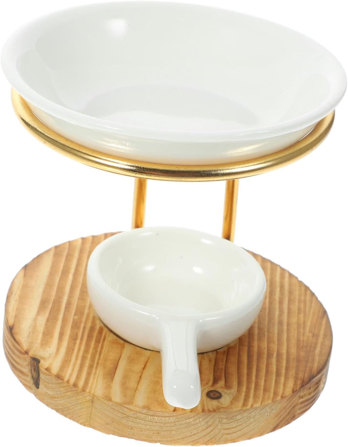 1Set Essential Oil Burner with Vintage Ceramic Design