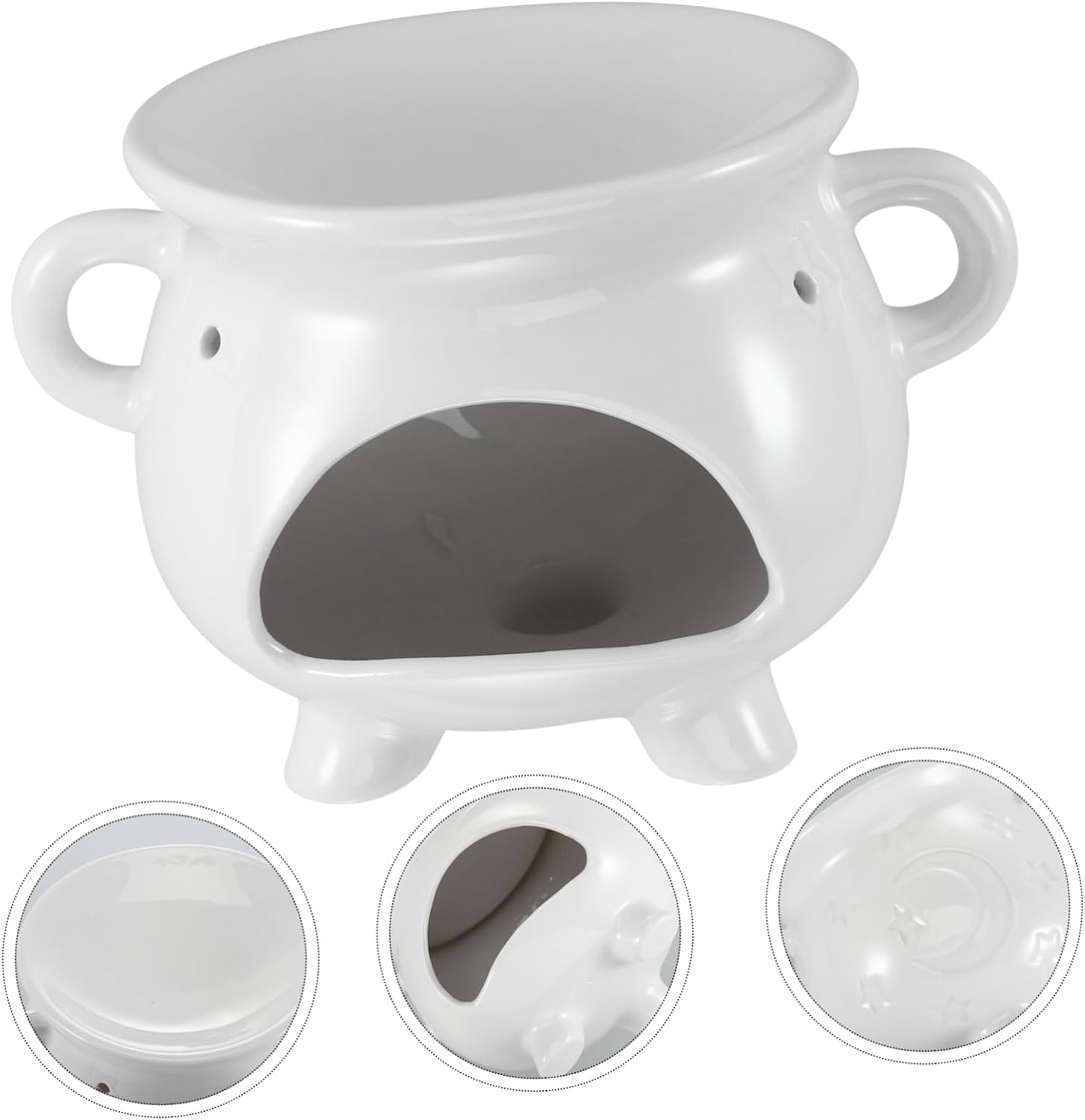 GARVALON Ceramic Burner for Tea Light and Scented Candles