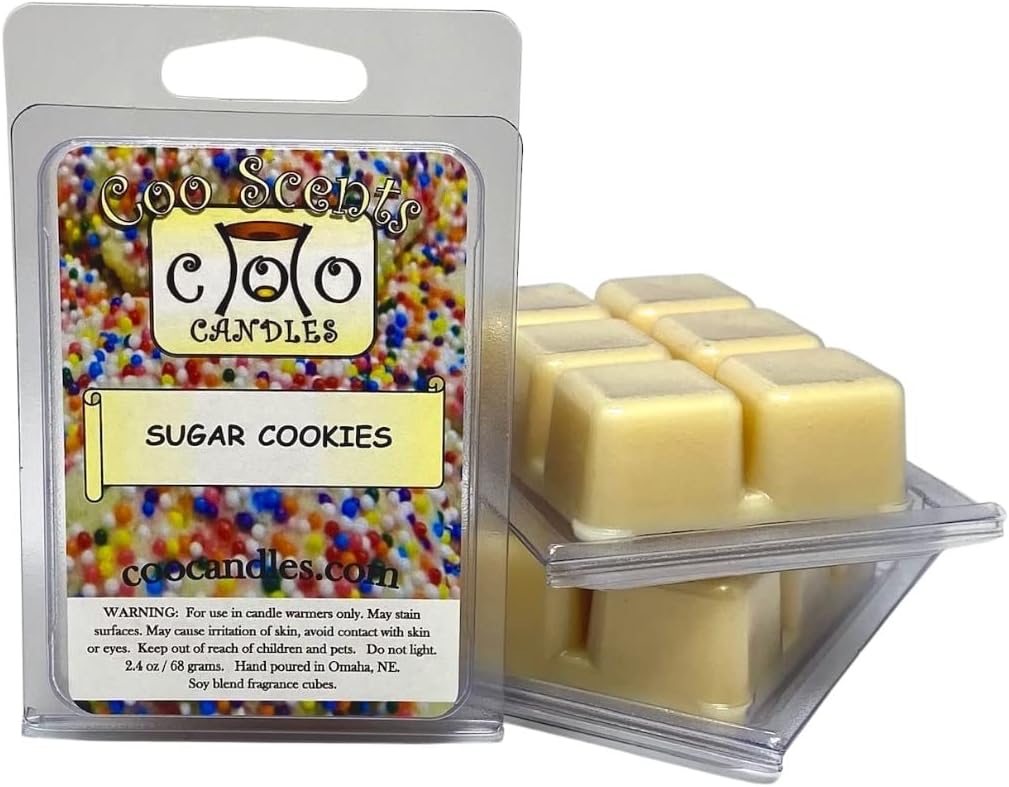 3 Pack Soy Blend Wickless Candle Bars Sugar Cookies