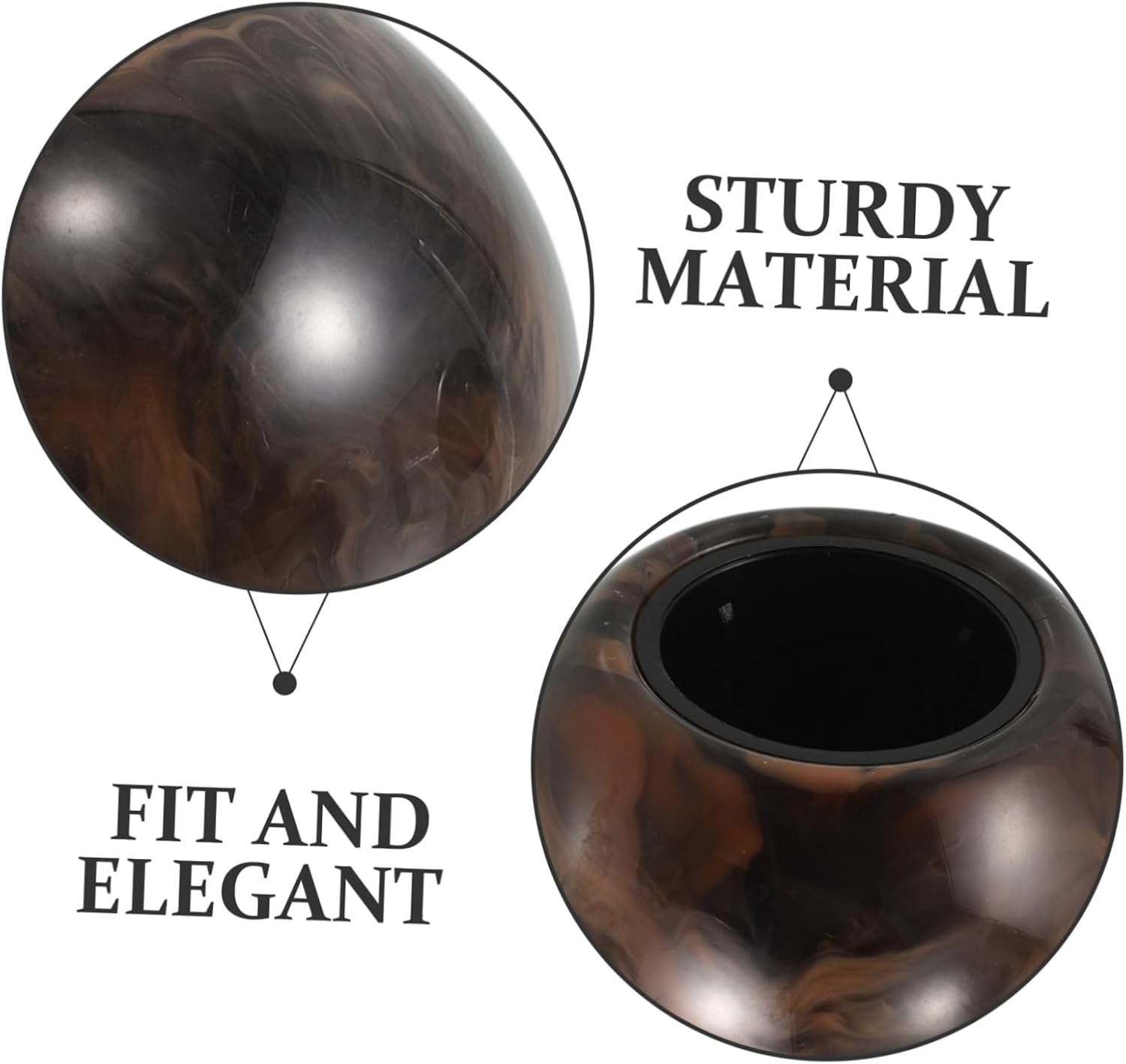 4pcs Resin Sphere Caps for Teeth Perfume Bottles