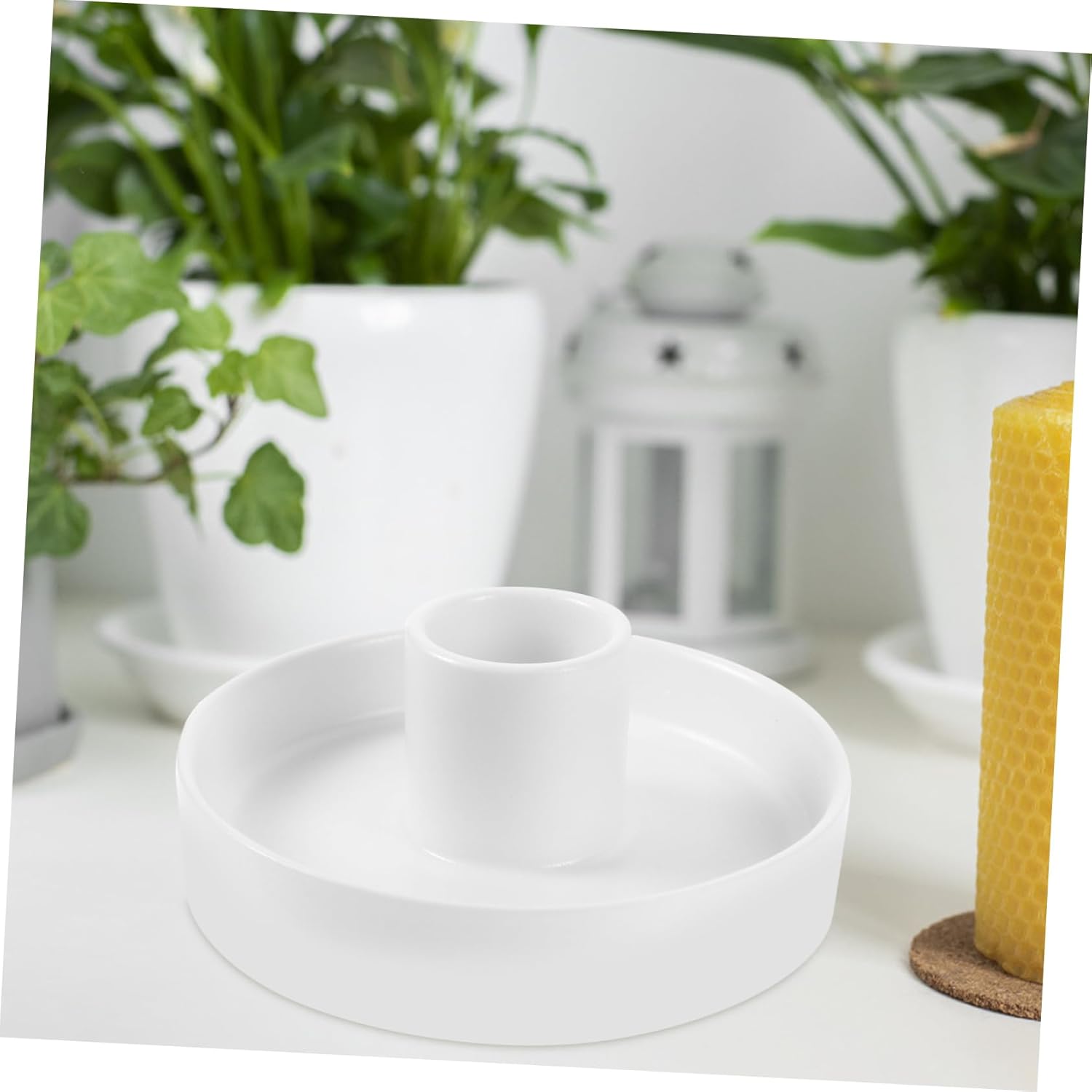 Amosfun Ceramic Candle Holder for Incense Sticks
