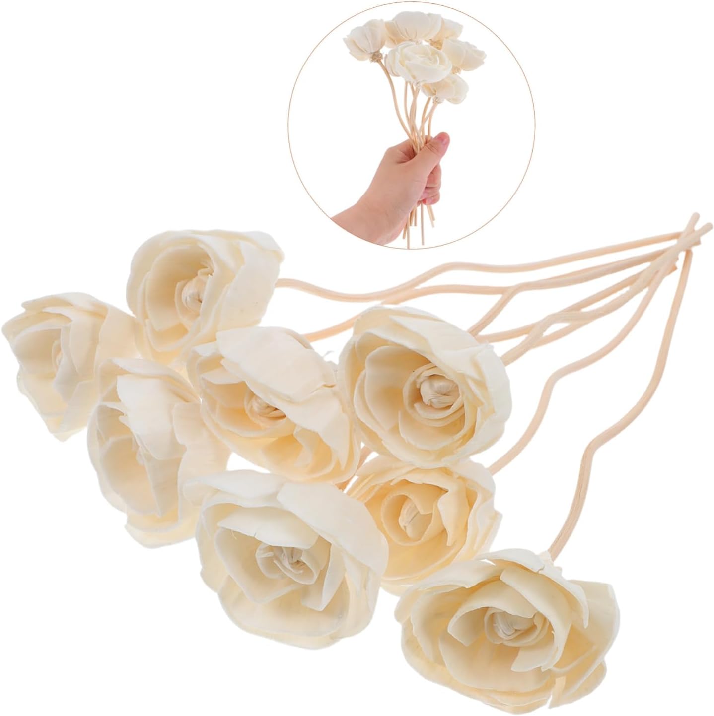 8pcs Rattan Diffuser Sticks for Home Fragrance Reeds