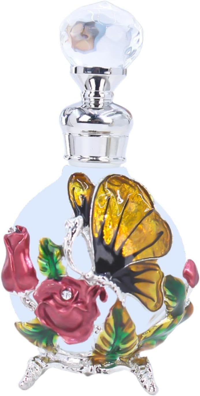 Glass Perfume Bottle 25ml Retro Design