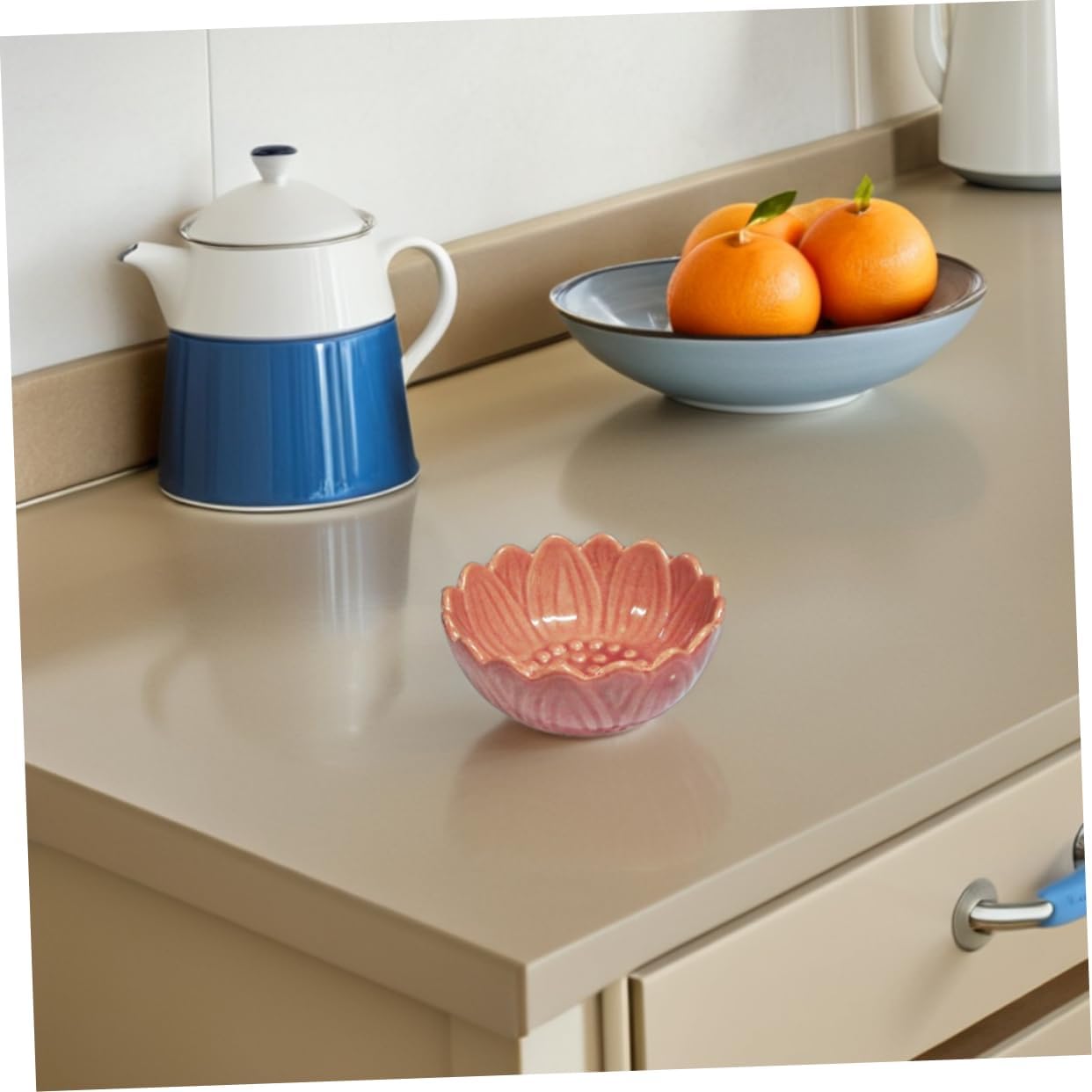 2pcs Lotus Ceramic Tray for Aromatherapy Incense and Candle Holder