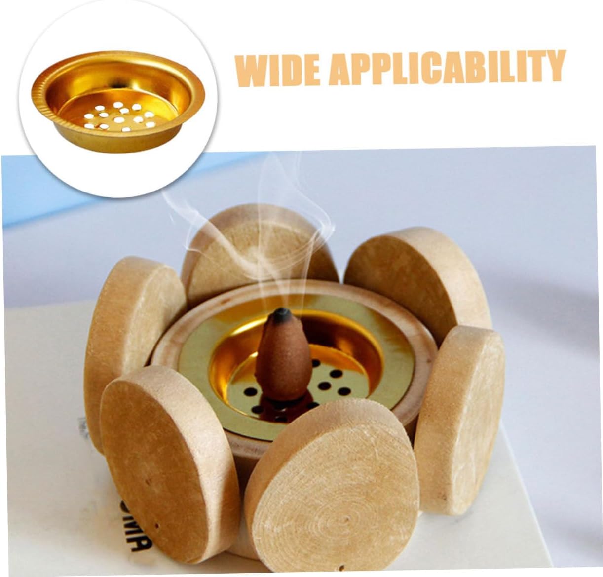 10pcs Middle Eastern Style Charcoal Burner Trays for Aromatherapy