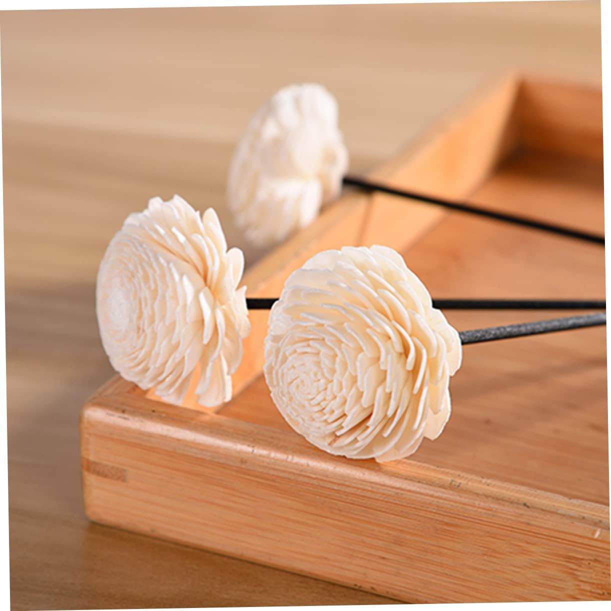 3pcs Dried Flower Diffuser Sticks for Home Aromatherapy Decor