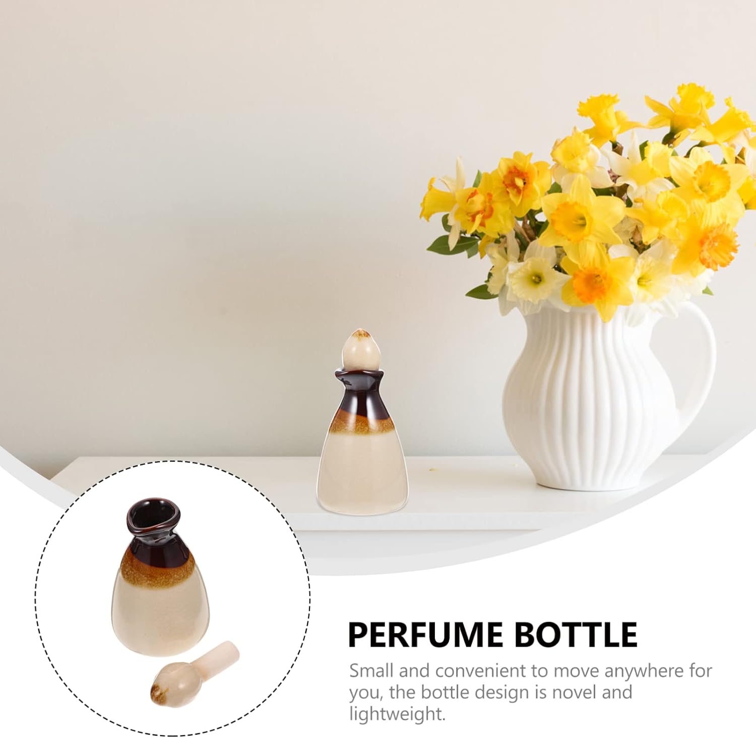 Ceramic Essential Oil Diffuser Bottle Decor