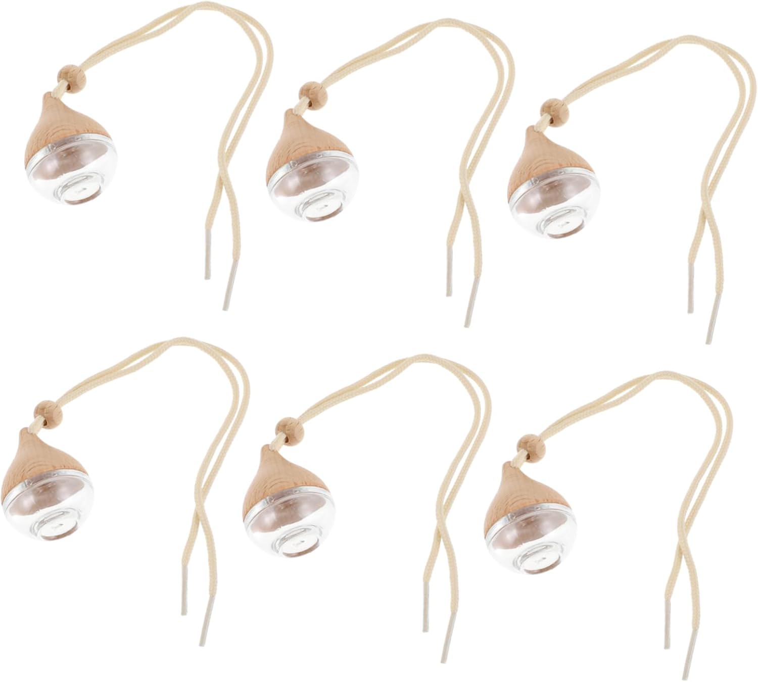 6pcs Aromatherapy Car Diffuser Decorative Essential Oil Bottles