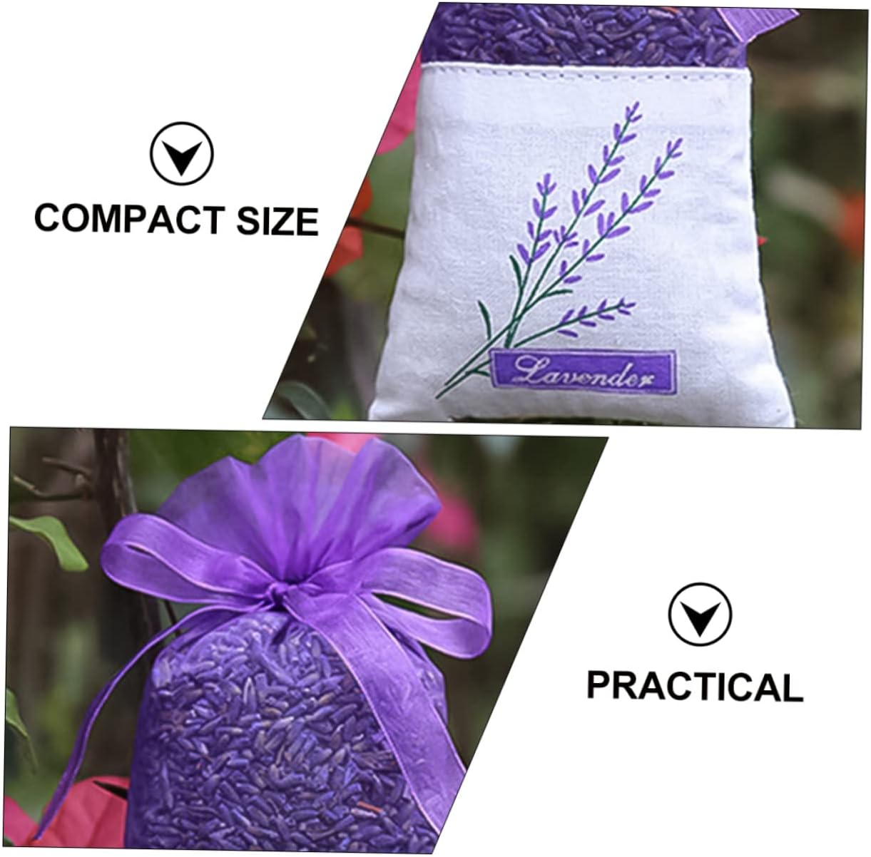 24Pcs Lavender Fragrance Sachet Bags for Storage and Decorations