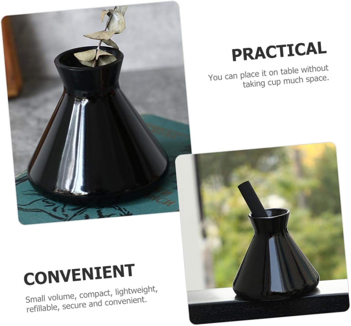 ERINGOGO Perfume Bottle Decorative Jars for Essential Oils Room Fragrance