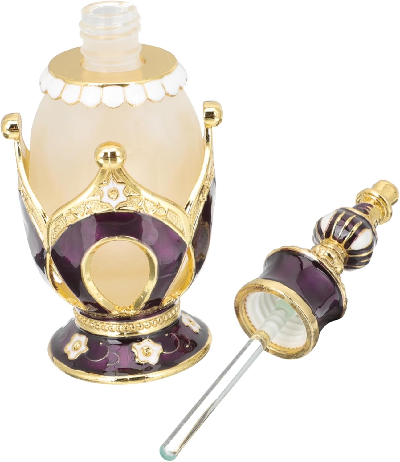 Elegant Aroma Diffuser Bottle with Crown Design