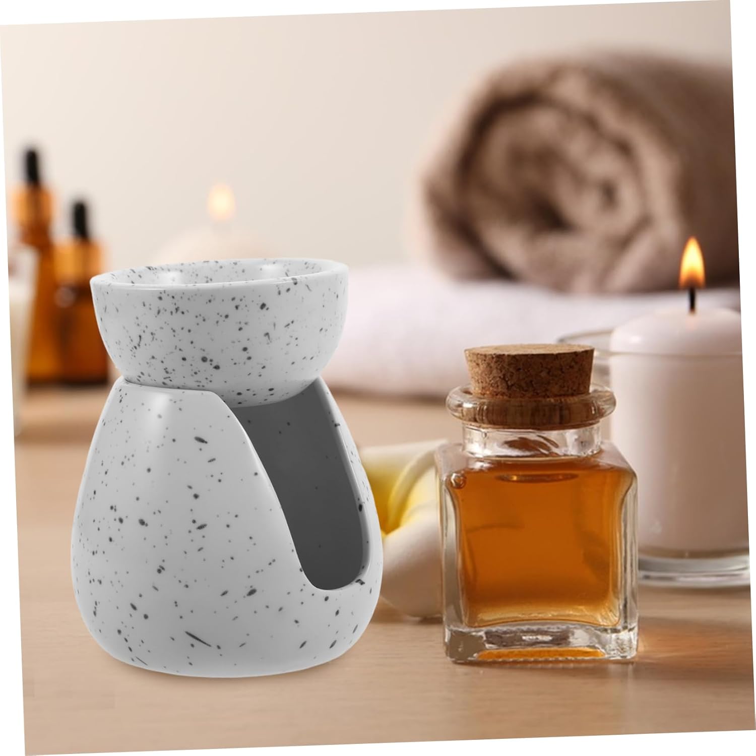 Aromatherapy Bowl Essential Oil Burner Ceramic Candle Holder