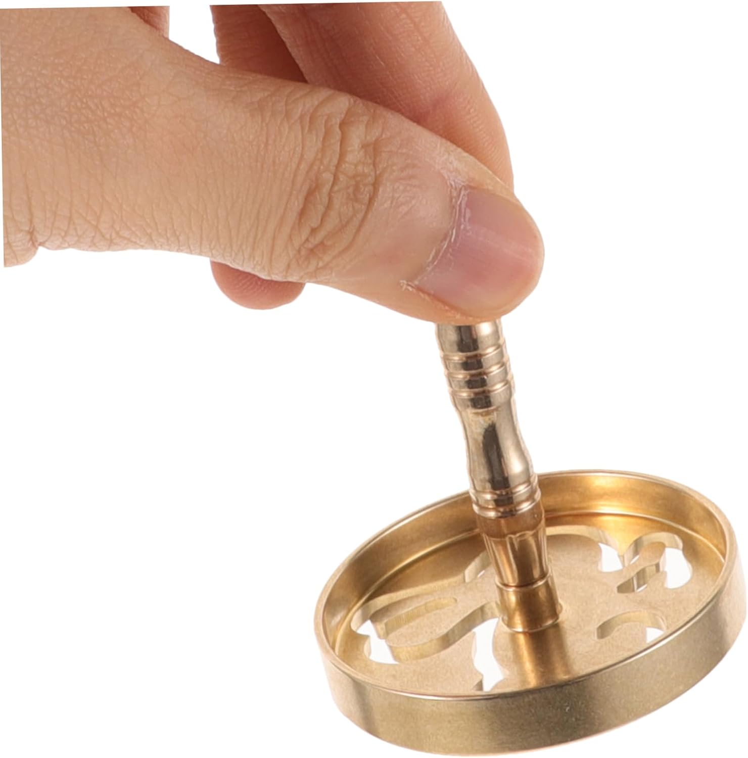 Brass Incense Press Mold Tool for DIY Fragrance Creation