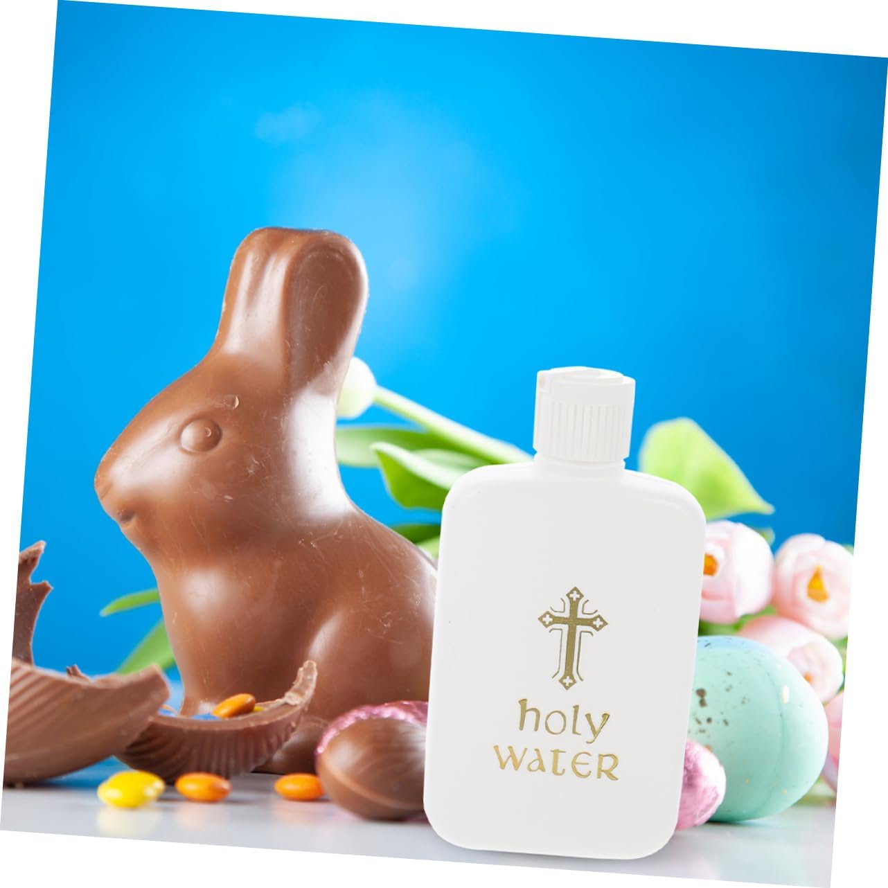STOBAZA Baptism Holy Water Bottles Set of 2 Mini Religious Jars