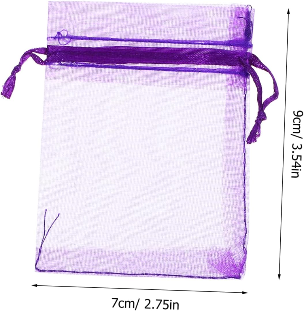 BIUDECO 100Pcs Drawstring Lavender Sachet Bags for DIY and Home Fragrance Use