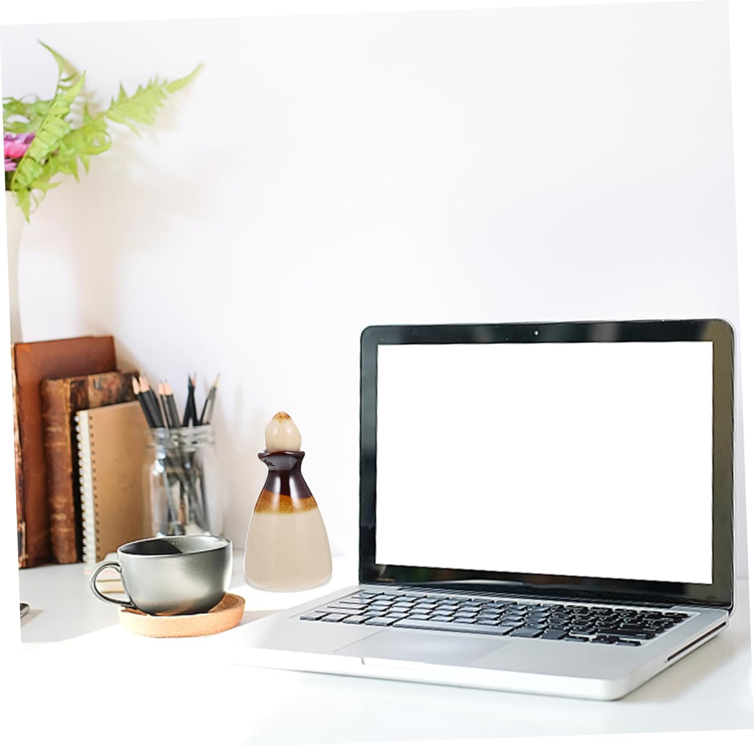 PRETYZOOM 200ml Ceramic Diffuser Bottle for Aromatherapy and Home Decoration