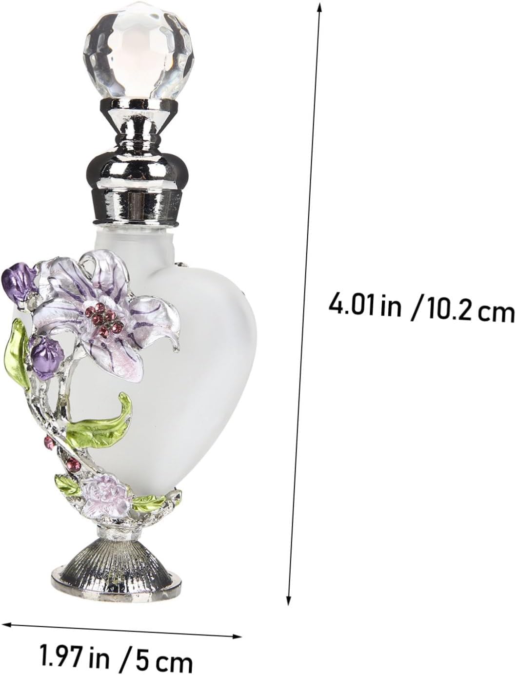 Cabilock Refillable Aromatherapy Glass Bottle with Vintage Cork