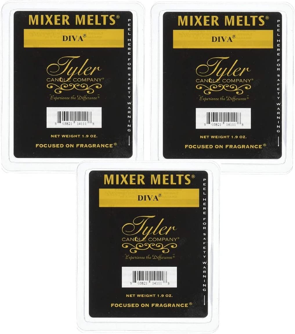 Tyler Candles 3 Set Mixer Melts - Diva