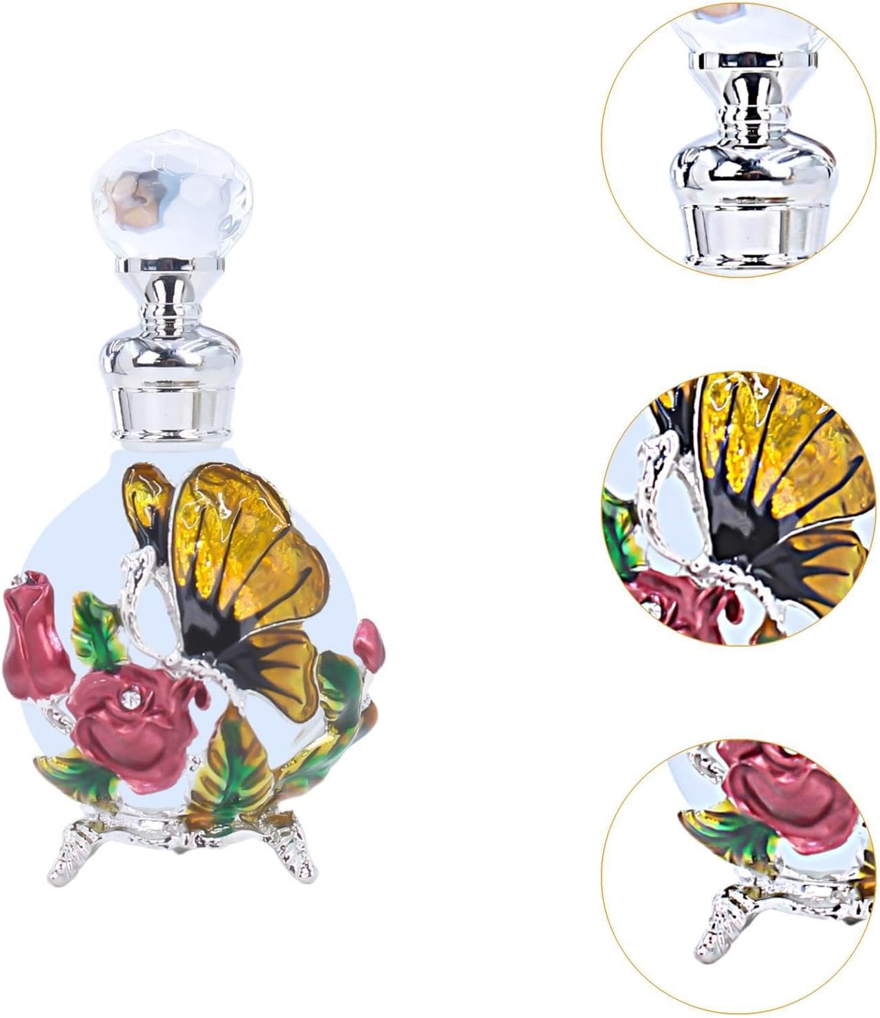 Glass Perfume Bottle 25ml Retro Design