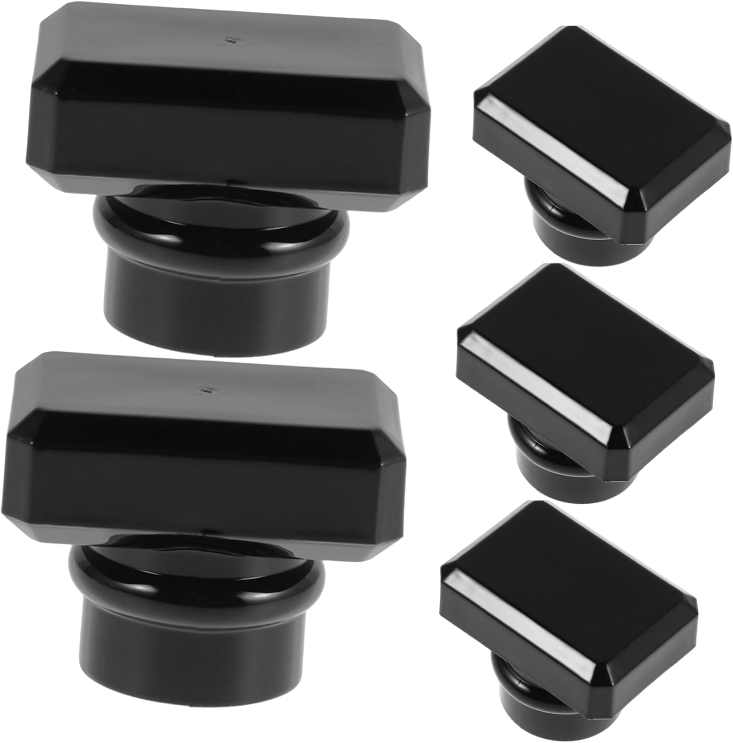 5pcs Elegant Perfume Bottle Cap Lids for Travel