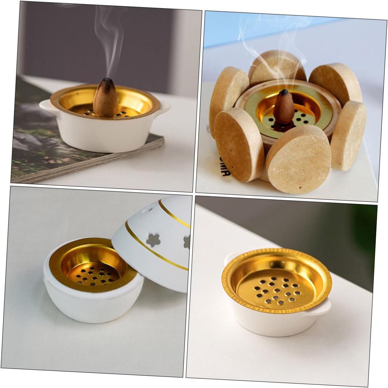 Cabilock 10pc Charcoal Burner Screens Non-Stick Sieve for Incense Burners